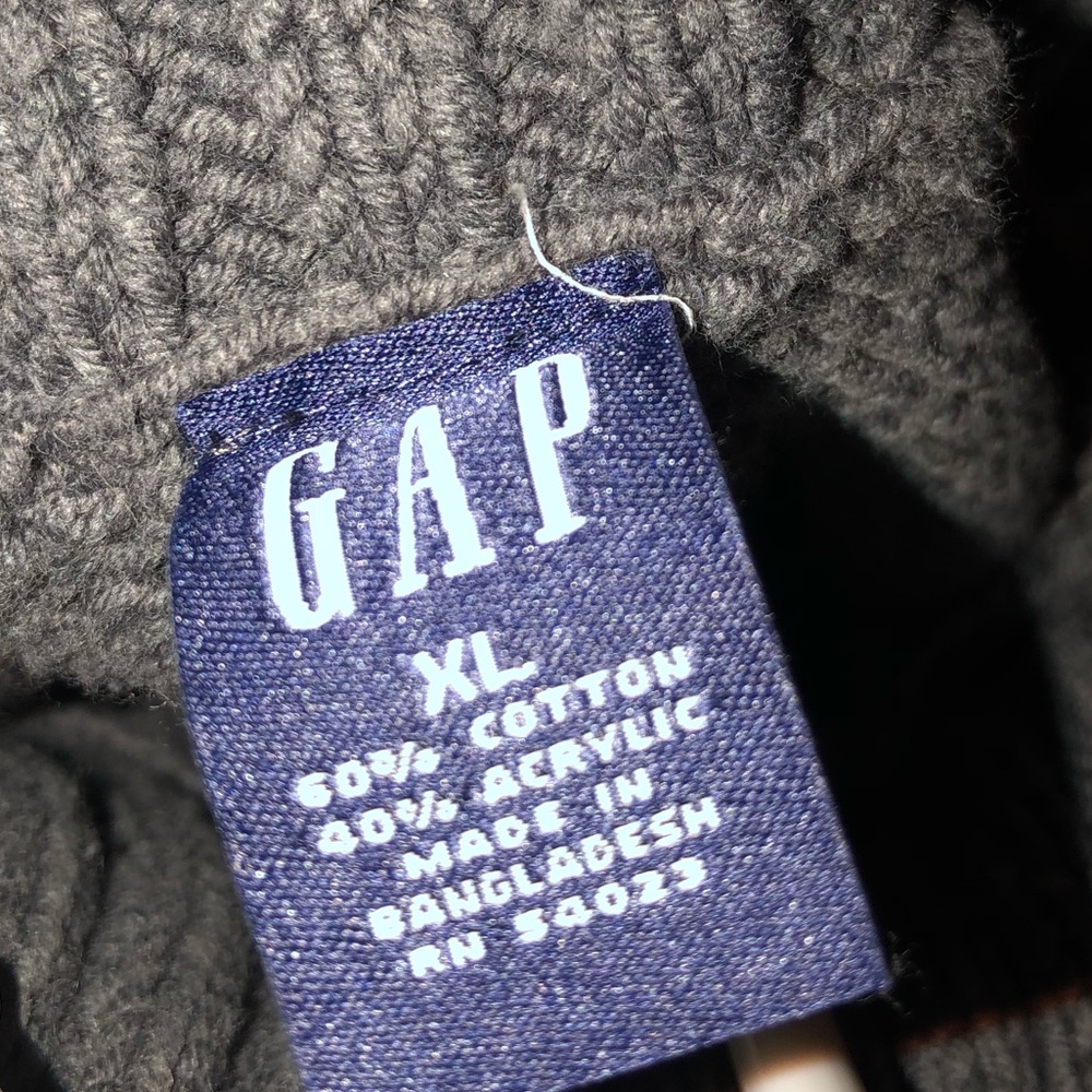 Gap Fold-Down Button Collar Sweater - image 3